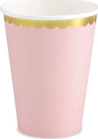 PartyDeco Krus, rosa, 220ml one size
