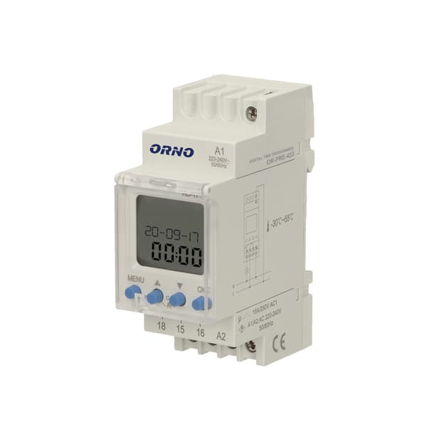 Orno Elektronisk timer-programmer OR-PRE-433