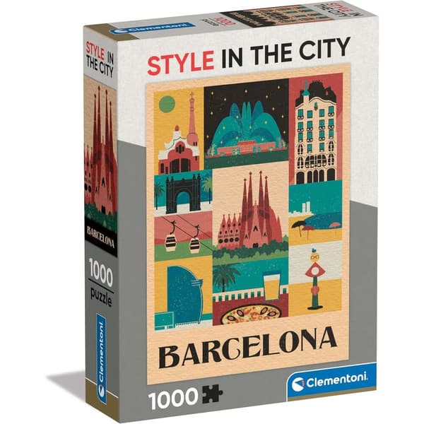Puslespil 1000 Kompakt Barcelona