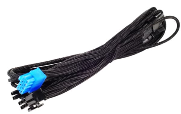 SilverStone 6+2 PCIe -kaapeli (2x) modulaarisille virtalähteille - 550mm