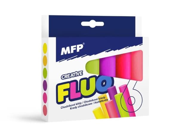 Gatukrita oval MFP M Fluo 6 färger pris per op.