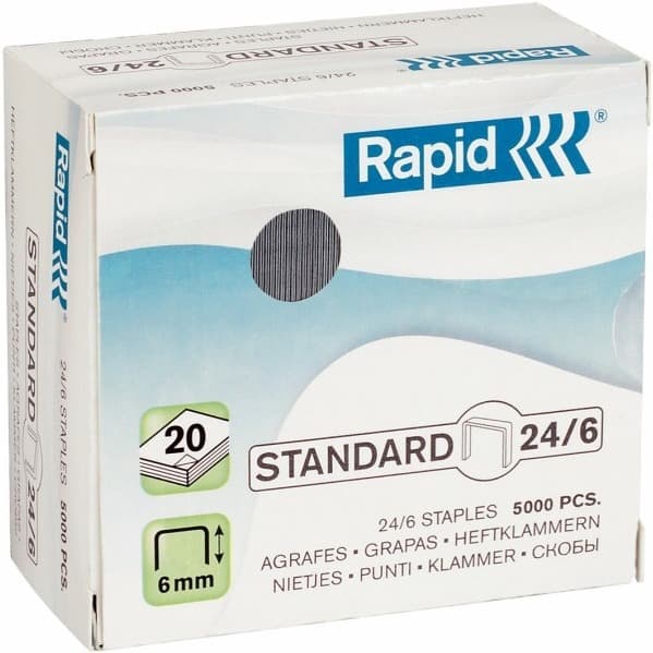 Hæfteklammer Rapid Standard 24/6 5M