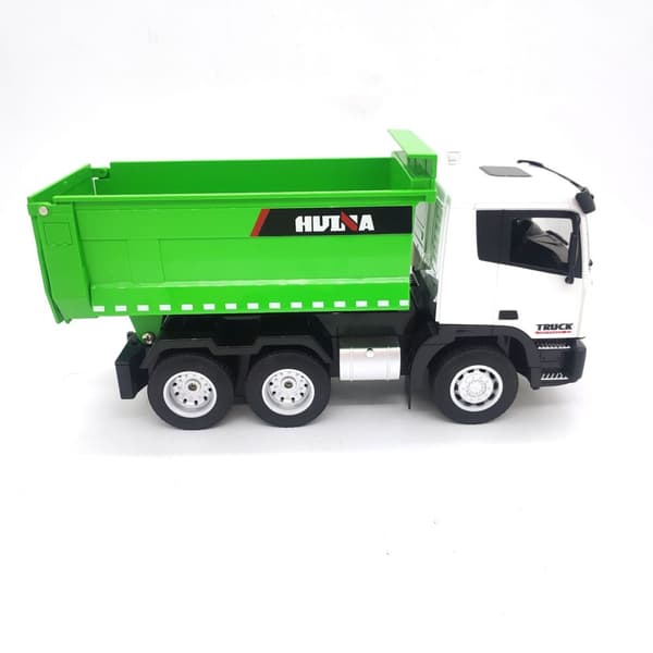 Fjernstyret RC Lastbil Tipper 1:18 Grøn