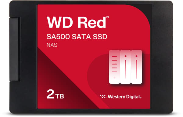 WD SSD 2.5\" 2TB Punainen/NAS 24x7 /SATA3 (Di)