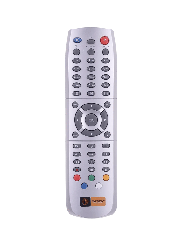 Fjernbetjening RTV Echostar 747 Sølv