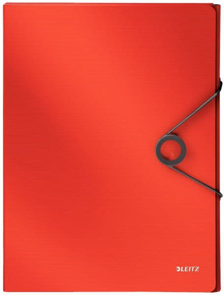 Leitz Salkku kuminauhalla Solid 30MM punainen (45681020)
