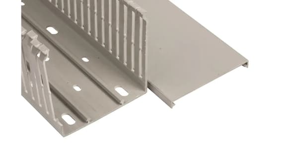 Kamrende 80x80x2000mm lysegrå E124