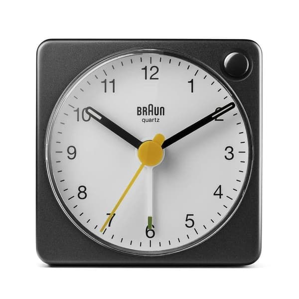 Braun BC02XBW Kvartsiherätyskello Musta, Valkoinen