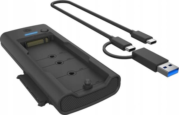 ICY BOX IB-180MS-C31 Dockningsstation M.2 NVMe&SATA SSD
