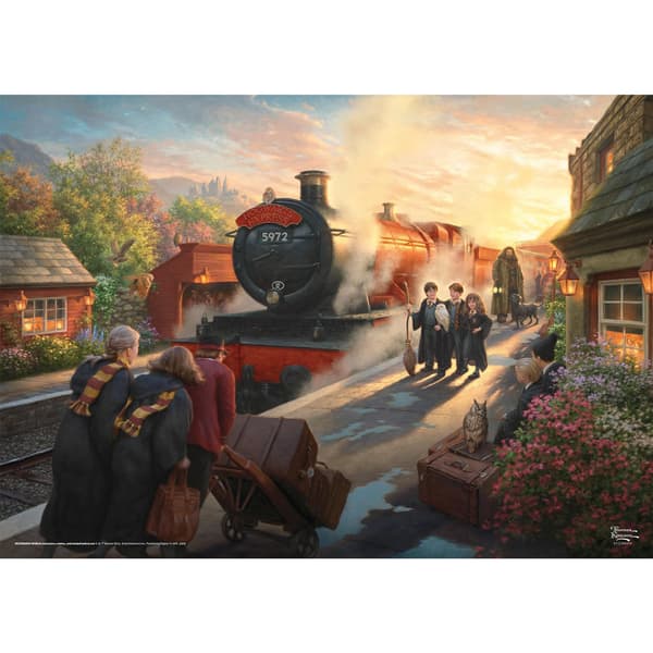 Thomas Kinkade Studios: Troldmandsverdenen Harry Potter Hogwarts Express (1000 brikker)