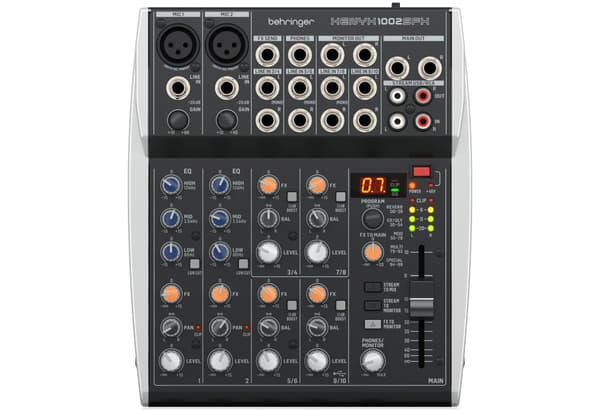 Behringer XENYX 1002SFX Audio Mixer