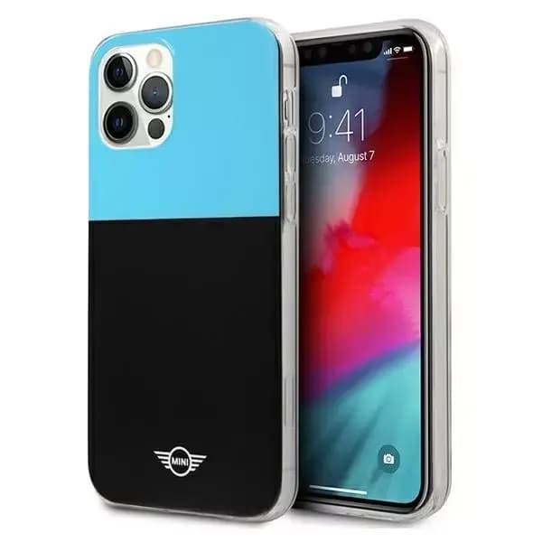 Mini MIHCP12MPCUCBLB iPhone 12/12 Pro 6.1 \"blå / blå hårdt etui Color Block