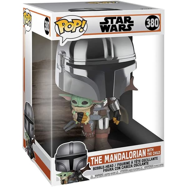 POP-figuuri Star Wars Mandalorian ja Yoda-lapsi 25cm