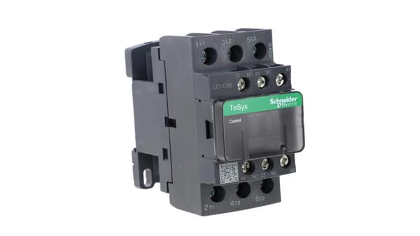 TeSys Deca Power Kontaktor 38A 3P 110V AC 1Z 1R LC1D38F7