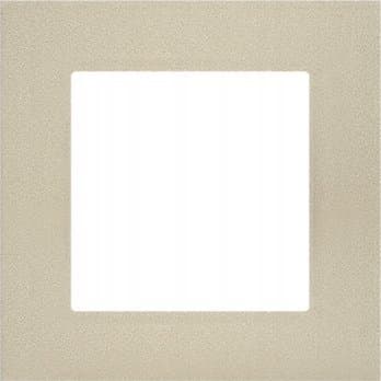 Simon 55 1-fagsramme LINE Champagne mat TR1/144