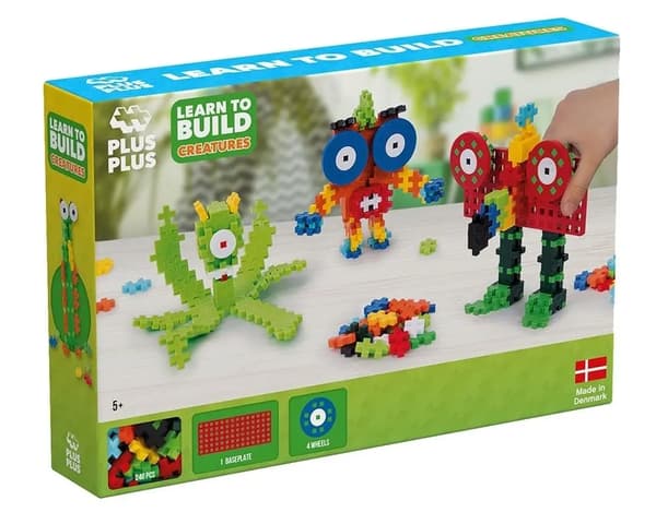 Plus Plus Blocks Lær at bygge monstre 240 dele 3907 DANTE