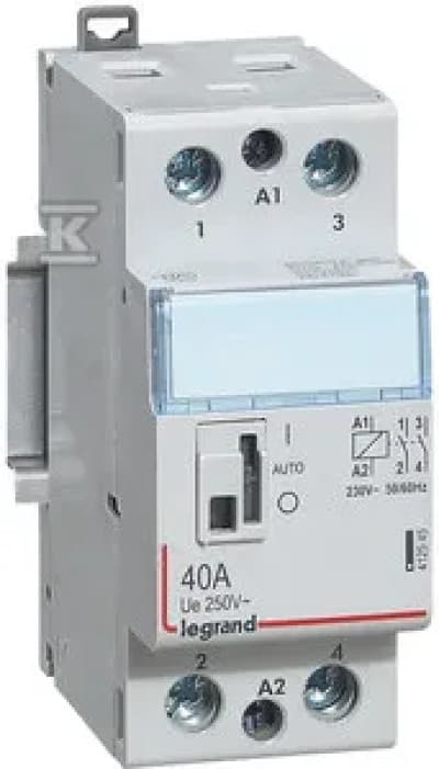 Modulær kontaktor 40A 2Z 230V AC SM340 /med manipulator/ 412545
