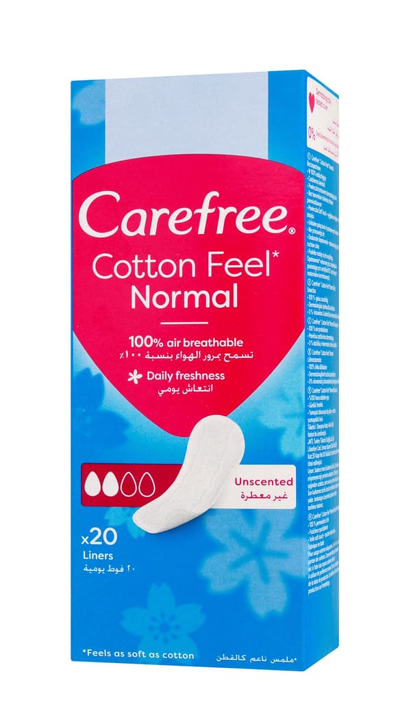Carefree Cotton Hygieniska bindor 1 st.-20 st