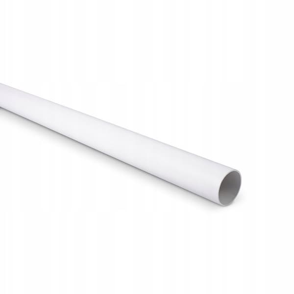 Styvt elinstallationsrör RL 25mm vitt RL 25 10220 /3m/ förpackning 20st