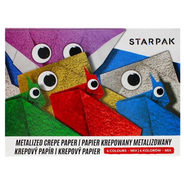 Crepe metalpapir C4 dokumentmappe p10. STARPAK