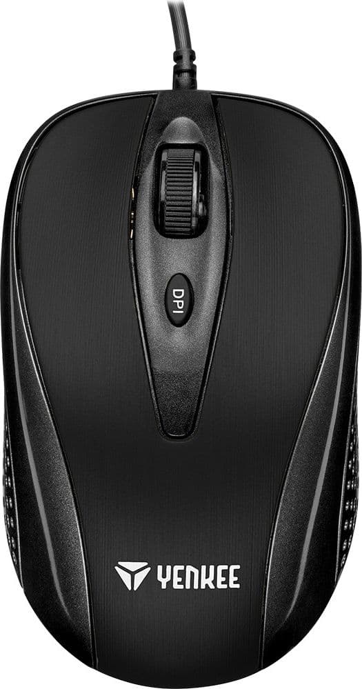 YMS 1025BK QUITO USB-mus Svart YENKEE