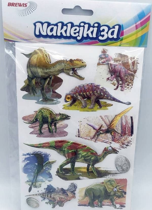 3D-dinosaurustarrat MIX