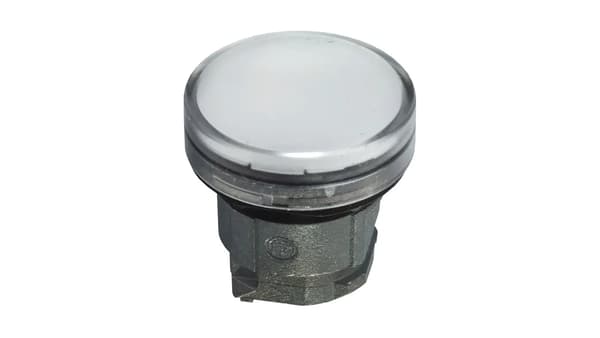 Signallampehoved 22mm hvid ZB4BV013