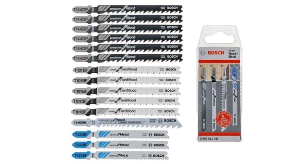 Bosch stiksavsklingesæt - for træ, met