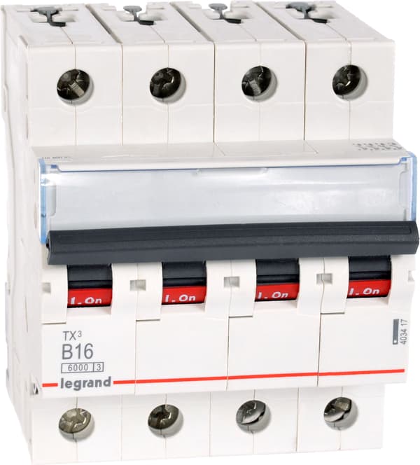 Legrand Adapterafbryder S304 TX3 B16 16A 4P B 403417