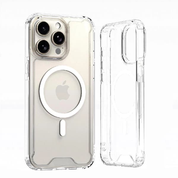 Clear Corner Case MagSafe iPhone 16 Plus - läpinäkyvä