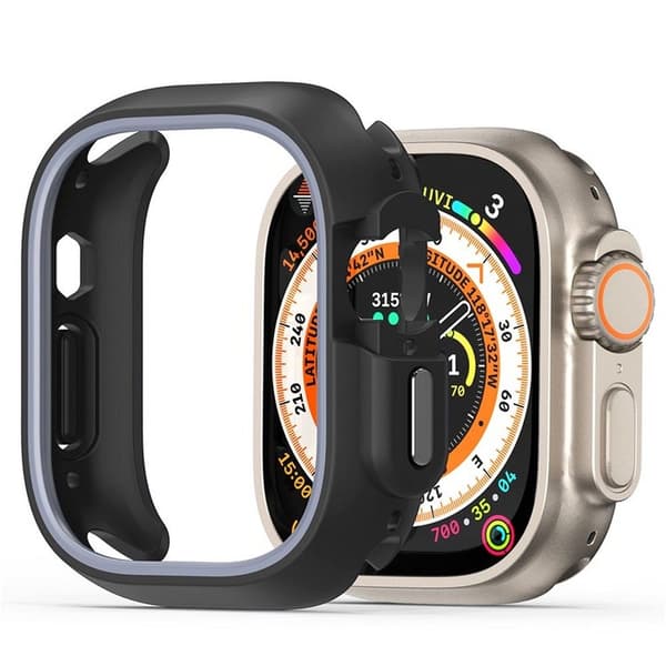 DUX DUCIS BAMO etui til Apple Watch Ultra / Ultra 2 49 mm sort grå