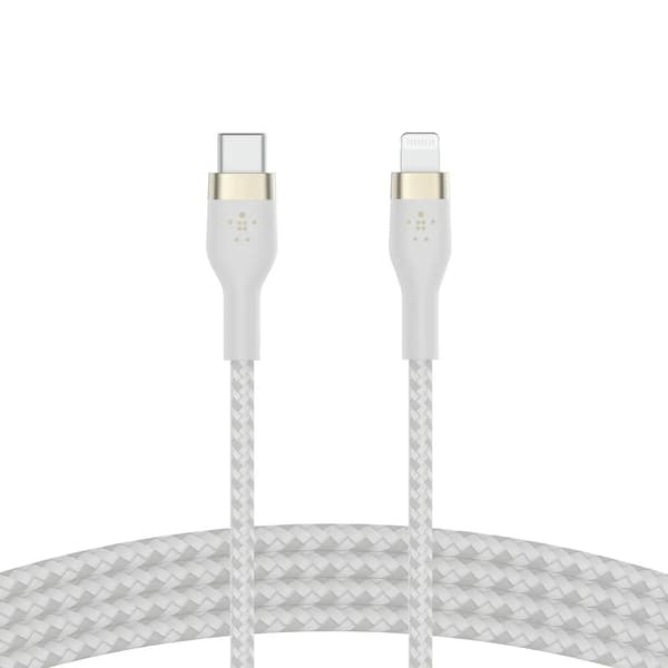 Belkin Flex Lightning/USB-C 15W 2m mfi. cert. hvid CAA011bt2MWH