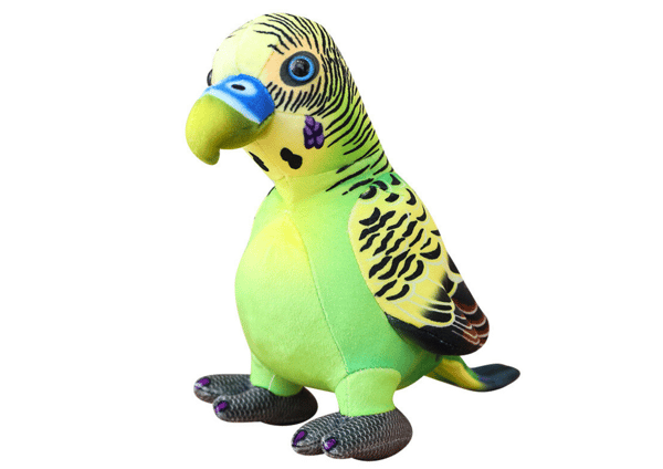 Plys Grøn Papegøje Maskot 20 cm