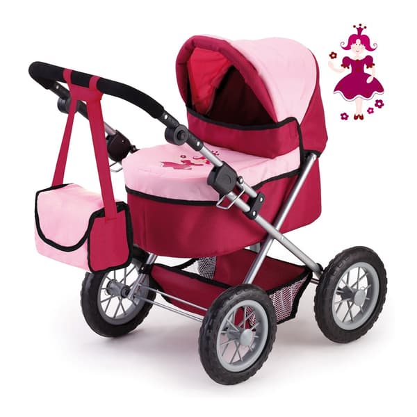Trolley Trendy pink og rød i pud.