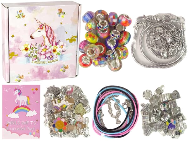PÄRLOR, metall., zest., armband, pandorcas