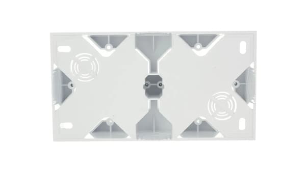 Ospel Installationsdosa AS 2 gånger vit (PNP-2G/00)