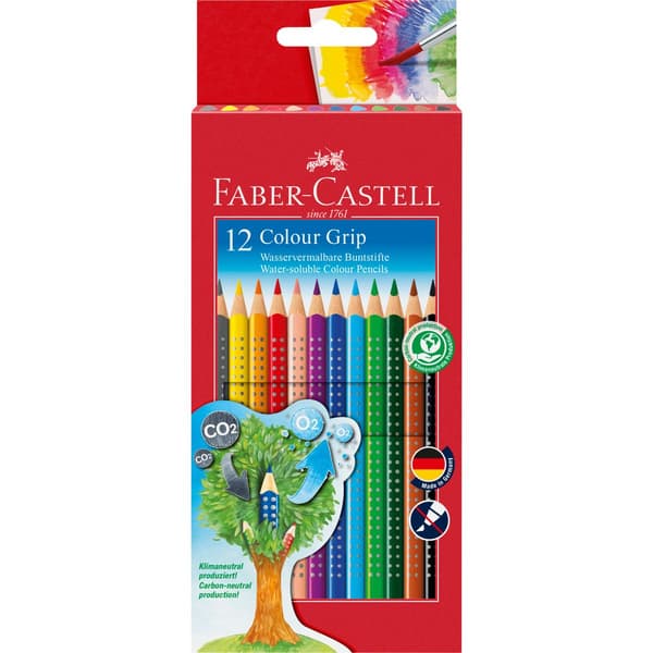 Blyanter Grip 12 farver FABER CASTELL