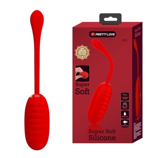 PRETTY LOVE - Faun Red, 12 vibrationsfunktioner Minnesfunktion
