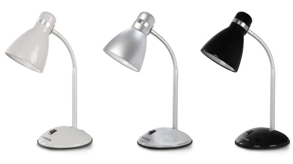 ESPERANZA SKRIVEBORDSLAMPE E27 ALKES HVID