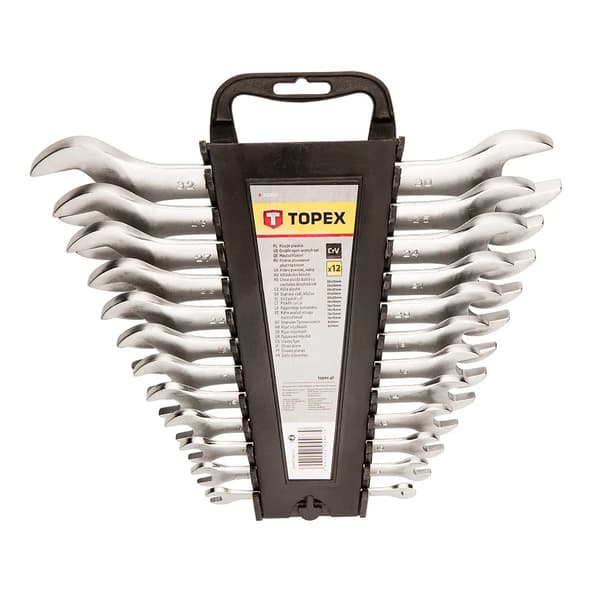 Topex fladnøglesæt 6-32mm 12 stk (35D657)
