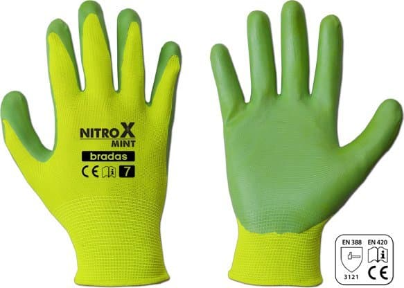 NITROX MINT skyddshandske, storlek 8 Bradas