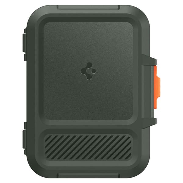 Spigen iPhone Lock Fit MagSafe Wallet, militærgrøn