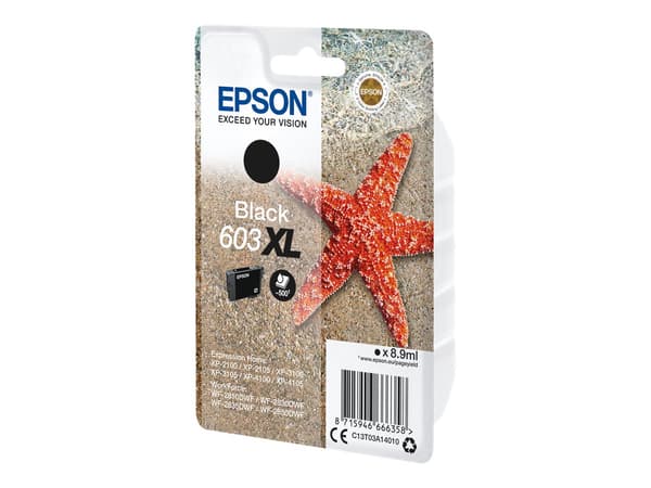 Epson 603XL - XL - sort - original - blækpatron