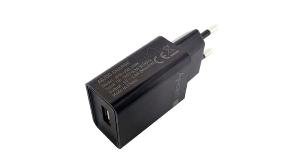 TECHLY Netværksbatterioplader USB-A 5V 2.4A 12W maks. Sort