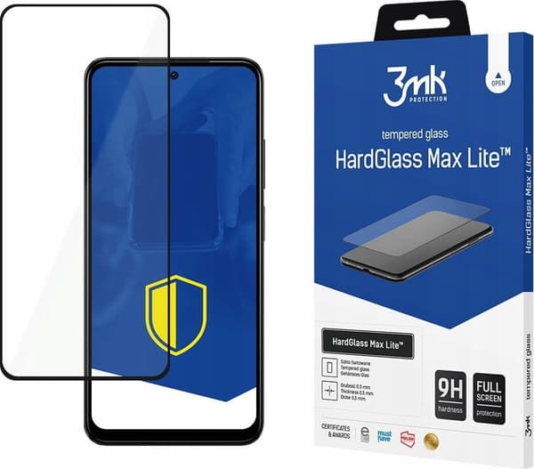3MK HARDGLASS MAX LITE XIAOMI REDMI NOTE 12S SORT/SORT