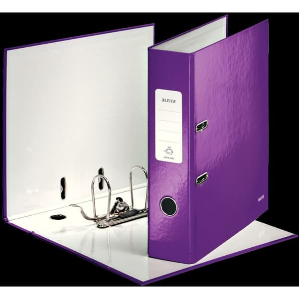 Pärm Leitz 180° Wow ram A4 80mm lila (10K302D)