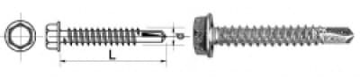 SELFBORINGSINDSAET MED HWH 5.5*45MM