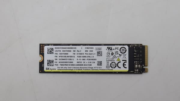 Lenovo 512 GB M.2 PCIe 4.0 SSD