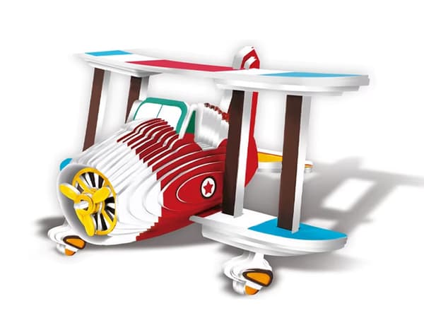 3D puslespil papmodel FLY gør det selv DIY 62 dele ZA5721