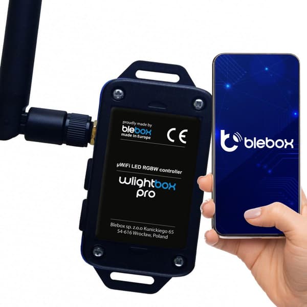 BLEBOX wlightbox pro - LED-OHJAIN ULKOISELLA ANTENNILLA